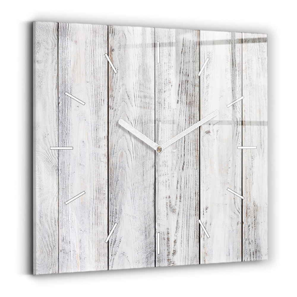 Ceas perete din sticlă pătrat Plăci pictate