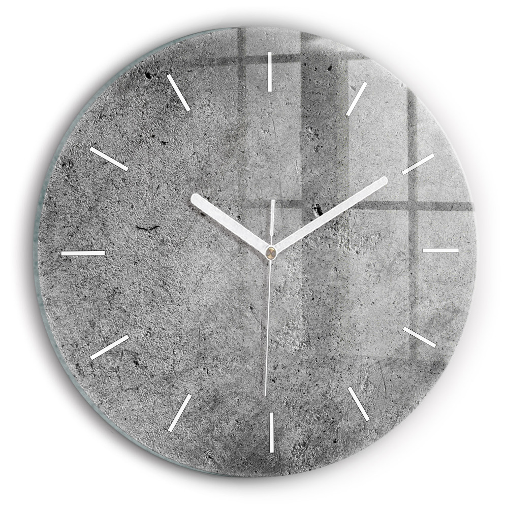 Ceas perete din sticlă rotund unic Perete industrial