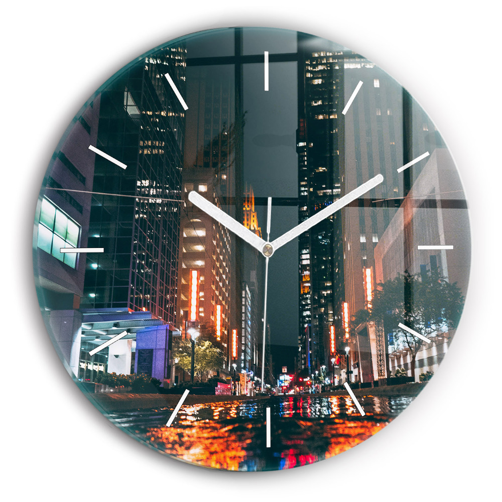 Ceas perete din sticlă rotund unic Hotel în Houston