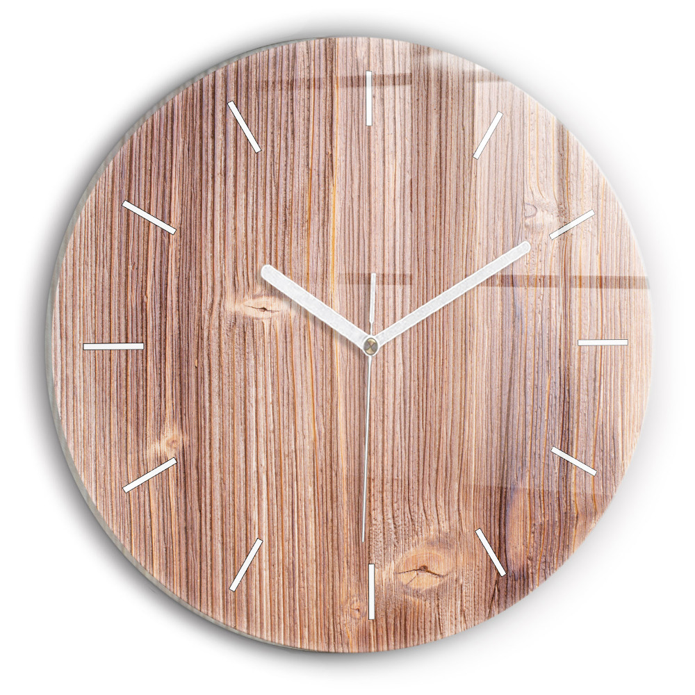 Ceas perete din sticlă rotund unic Ardei